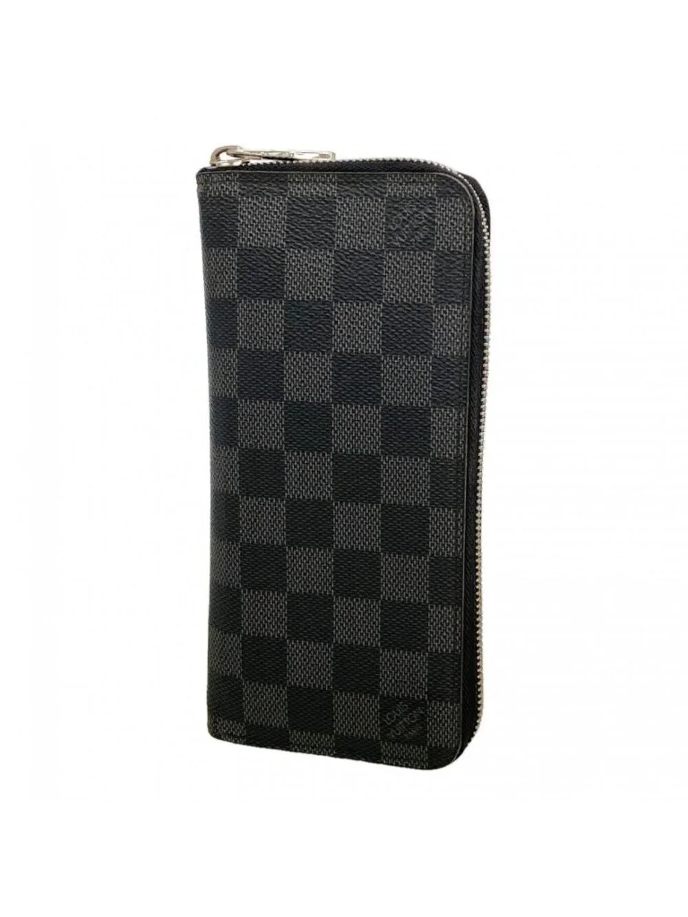 Louis Vuitton Wallet Damier Graphite Zippy Vertical Black